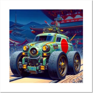 Robot car Posters and Art